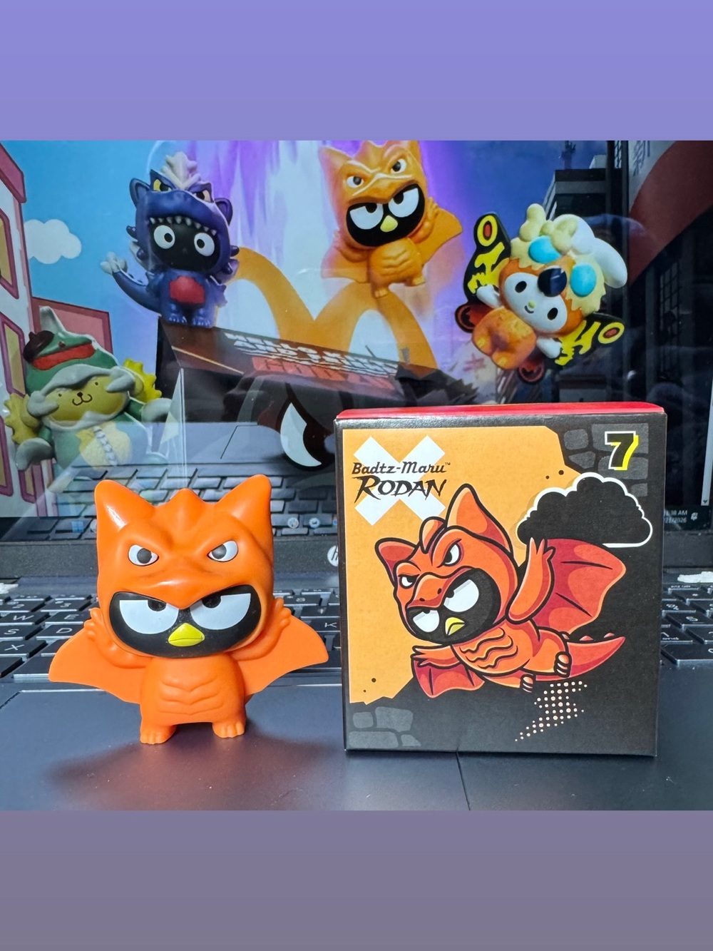 LAST ONE ! 🖤🐦 Badtz Maru x Rodan McDonald’s Happy Meal Toy